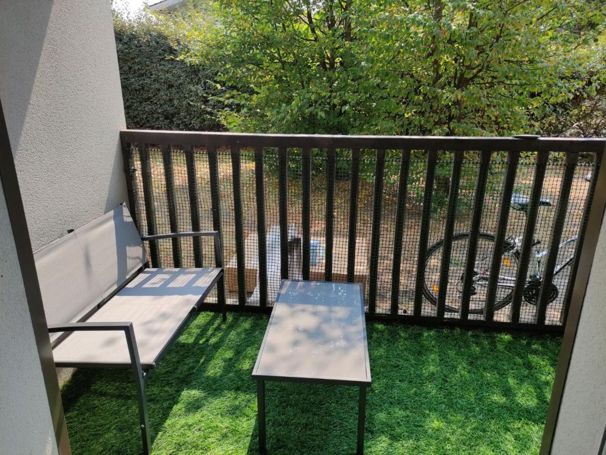 Superbe Appartement En Rez-De-Jardin A Lanton Exterior foto
