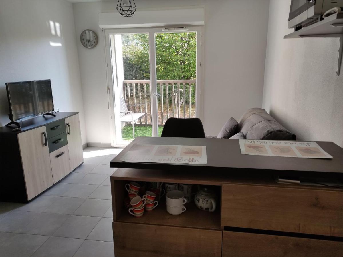 Superbe Appartement En Rez-De-Jardin A Lanton Exterior foto